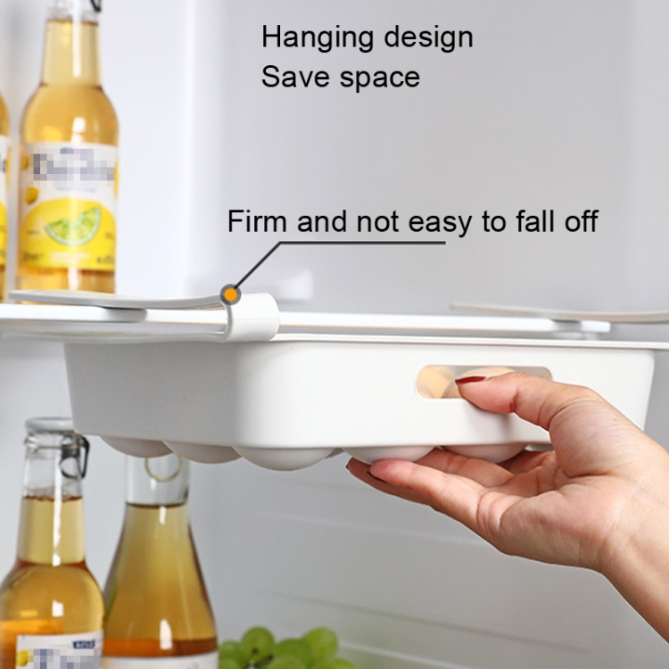 Refrigerator Drawing Egg Fruit Vegetable Storage Box(26x18x5cm) - B4