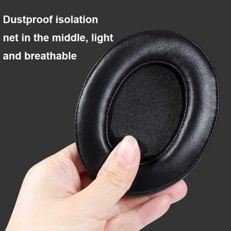 2 PCS Breathable Foam Headphone Earmuffs with Buckle For Sennheiser Momentum 3, Spec: Gold Lambskin 2 PCS Breathable Foam Headphone Earmuffs with Buckle For Sennheiser Momentum 3, Spec: Gold Lambskin