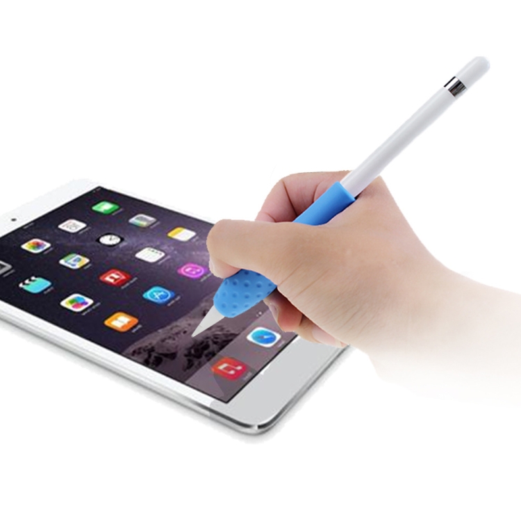 2 PCS Tablet Stylus Pencil Funda de silicona para Apple Pencil 1/2 Gen (Rojo) - B1