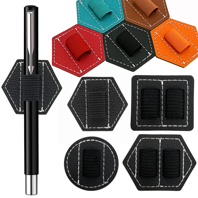 5 PCS Capacitive Pen Bag Self Adhesive Pen Holder PU Pen Clip,Style: Hexagonal Red 5 PCS Capacitive Pen Bag Self Adhesive Pen Holder PU Pen Clip,Style: Hexagonal Red