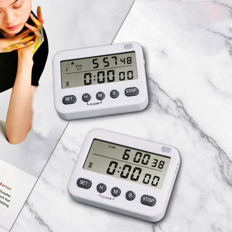 YS-218 Digital Timer 99-Hour Positive Countdown Reminder, Style: With  Vibration