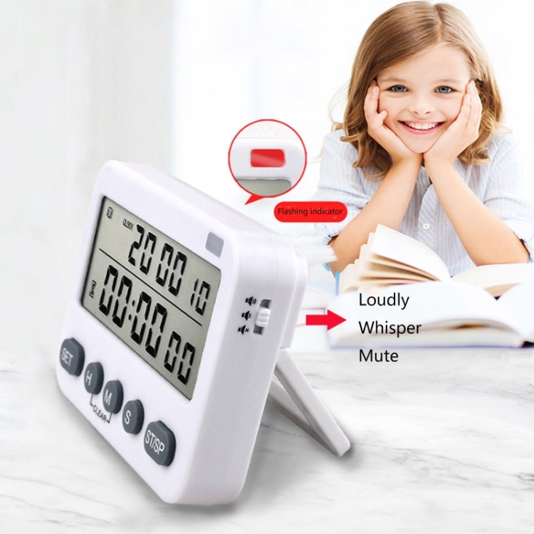 YS-218 Digital Timer 99-Hour Positive Countdown Reminder, Style: With  Vibration