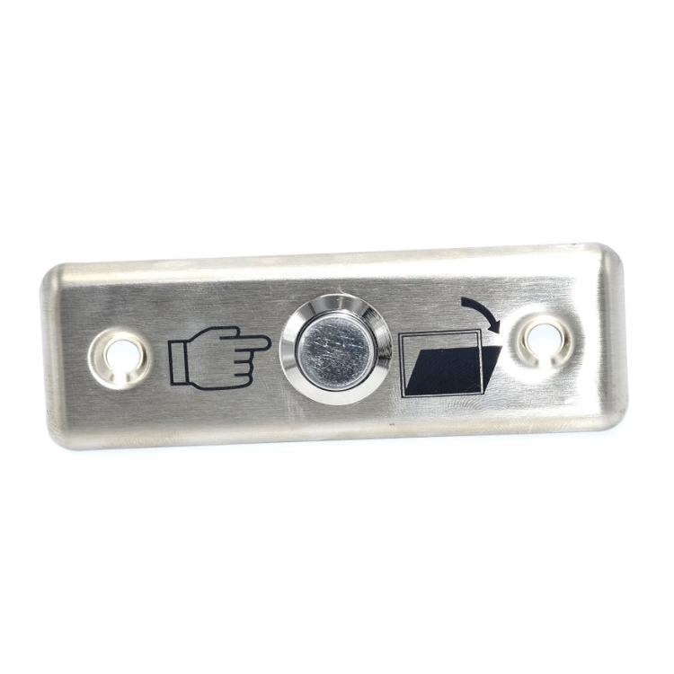 3 PCS Botón de interruptor de salida de acero inoxidable Botón de control de acceso de metal - 1