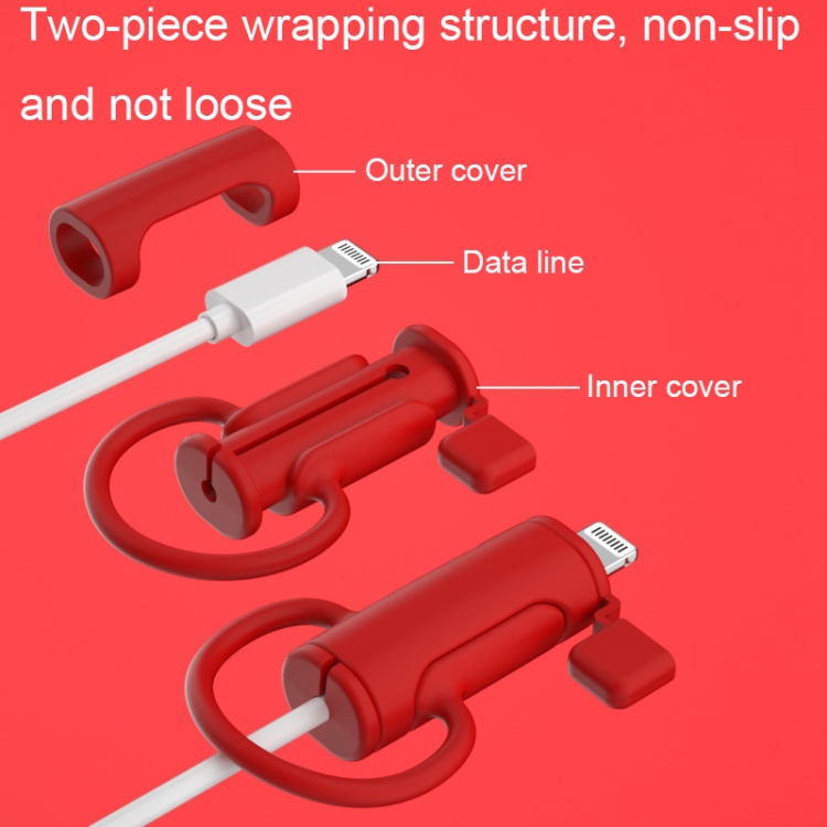 3 PCS Soft Washable Data Cable Silicone Case For Apple, Spec: USB (Mint Green) 3 PCS Soft Washable Data Cable Silicone Case For Apple, Spec: USB (Mint Green)
