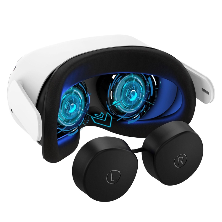 Protector de lente de TPU para gafas VR resistente a los arañazos a prueba de polvo, para Oculus Quest 2 (rosa) - B5