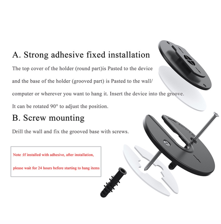 Tablet Router TV Box Wall Mount Bracket Holder(White) Tablet Router TV Box Wall Mount Bracket Holder(White)