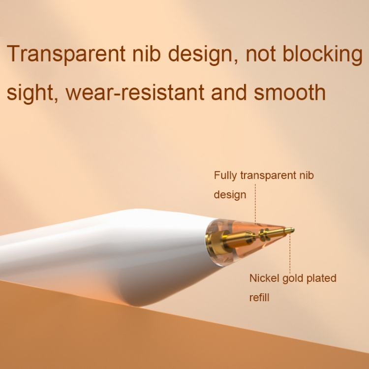 For Apple Pencil 1/2 2pcs Stylus Transparent Replacement Needle Nib, Spec: Round (Pink) For Apple Pencil 1/2 2pcs Stylus Transparent Replacement Needle Nib, Spec: Round (Pink)