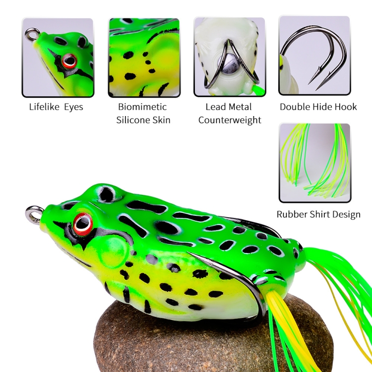 Thunder Frog Road Lure Fake Bait Simulation Soft Bait, Specification: 13g  6cm(B)