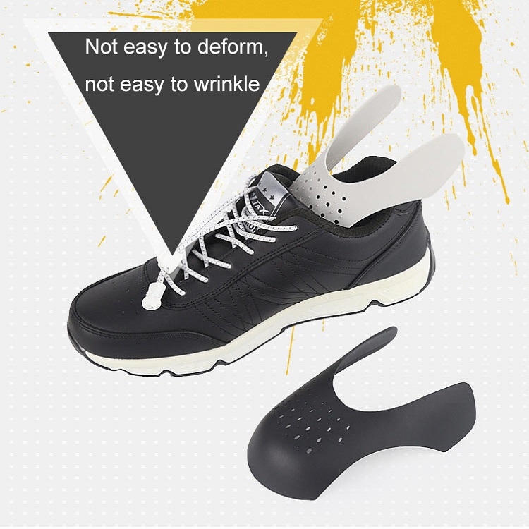2 PCS Sneakers Shield Supporto per scarpe antipiega antirughe, Taglia: L  (grigio)