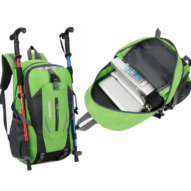 Soldier Blade 40L Nylon Waterproof Travel Backpacks Climbing Travel Bags Hiking Backpack(Red) - B1