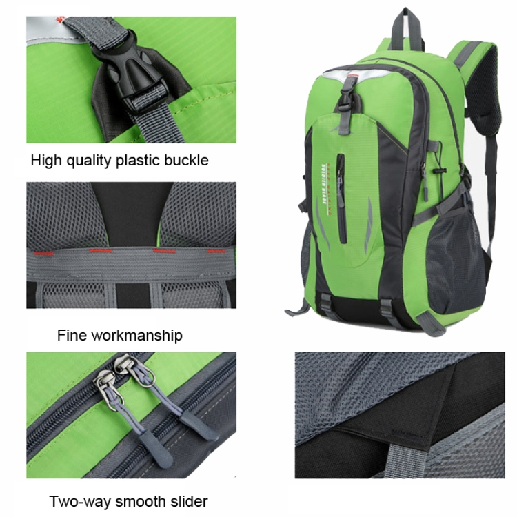 Soldier Blade 40L Nylon Waterproof Travel Backpacks Climbing Travel Bags Hiking Backpack(Red) - B4