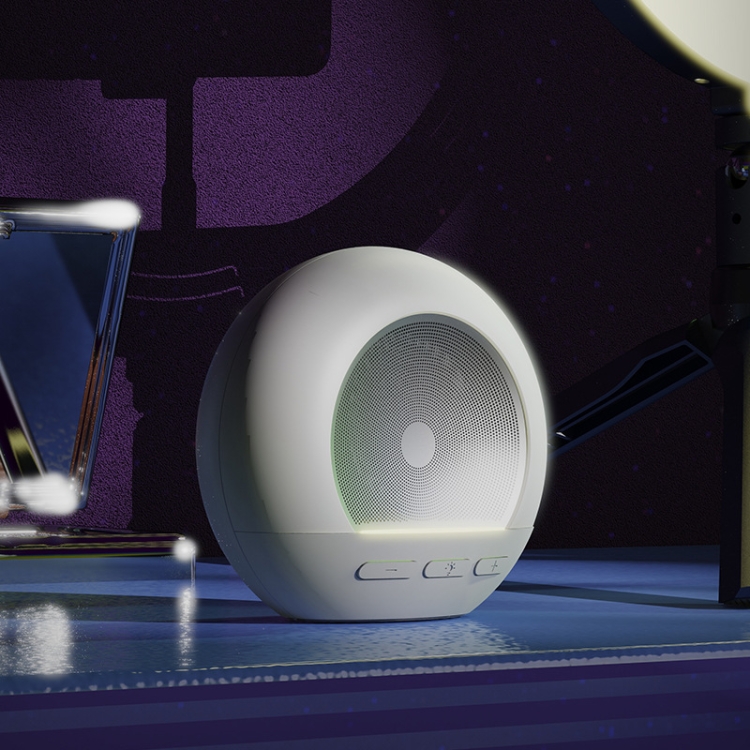 DW06 RGB Night Light BT Small Speaker Mini Subwoofer(White) DW06 RGB Night Light BT Small Speaker Mini Subwoofer(White)