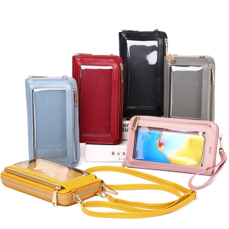 RFID Anti-Theft Multi-function Touch Screen Mobile Phone Bag Cross