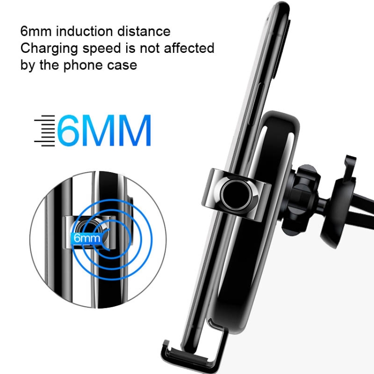 S19 15W Gravity Car Phone Wireless Charging Stand(Blue) S19 15W Gravity Car Phone Wireless Charging Stand(Blue)
