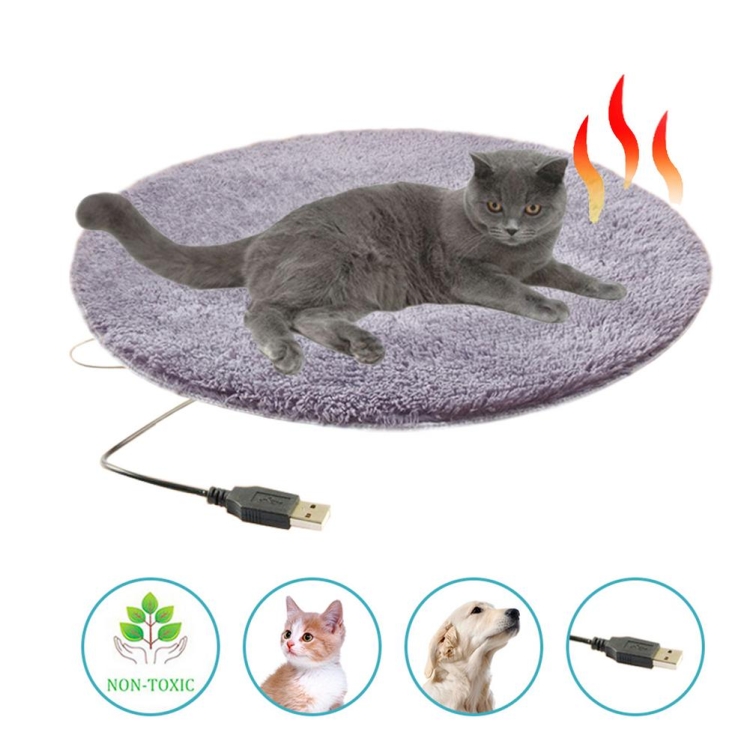 Tappetino riscaldante elettrico per animali domestici USB 5V per cani e  gatti per tenersi al caldo (blu zaffiro)