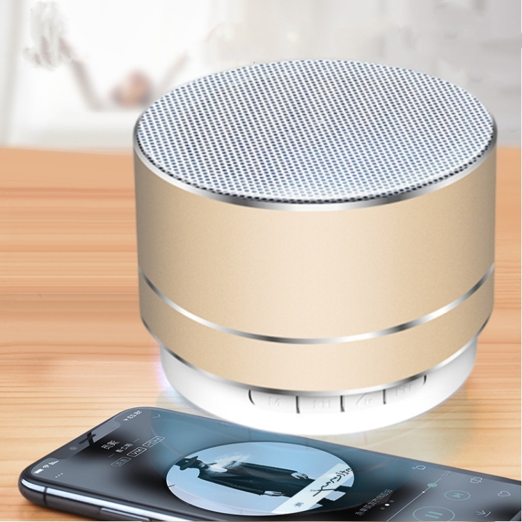 A10 Mini Metal Wireless Bluetooth Speaker(Golden) A10 Mini Metal Wireless Bluetooth Speaker(Golden)