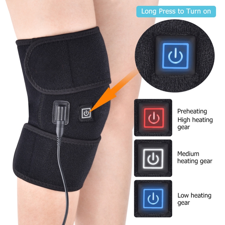 Infrared Heating Therapy Knee Pad Rehabilitation Assistance USB Model - B2