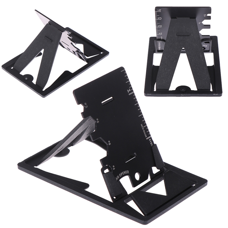 4 PCS Multifunction Folding Mobile Phone Bracket Mini EDC Tool Card Bottle Opener(Opp Package) 4 PCS Multifunction Folding Mobile Phone Bracket Mini EDC Tool Card Bottle Opener(Opp Package)