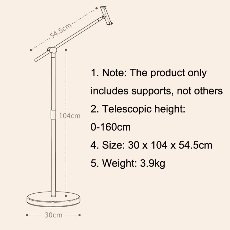 SSKY L16 Live Broadcast Phone Tablet Landing Bracket, Style: Phone Tablet Edition+Bluetooth Remote Control SSKY L16 Live Broadcast Phone Tablet Landing Bracket, Style: Phone Tablet Edition+Bluetooth Remote Control