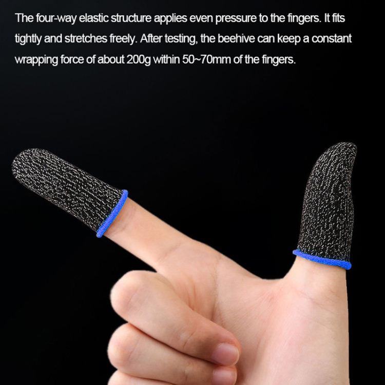 15 Pairs 18 Needles Gaming Finger Glove Anti-sweat and Non-slip Glove,Color: Copper Blue Trim 15 Pairs 18 Needles Gaming Finger Glove Anti-sweat and Non-slip Glove,Color: Copper Blue Trim
