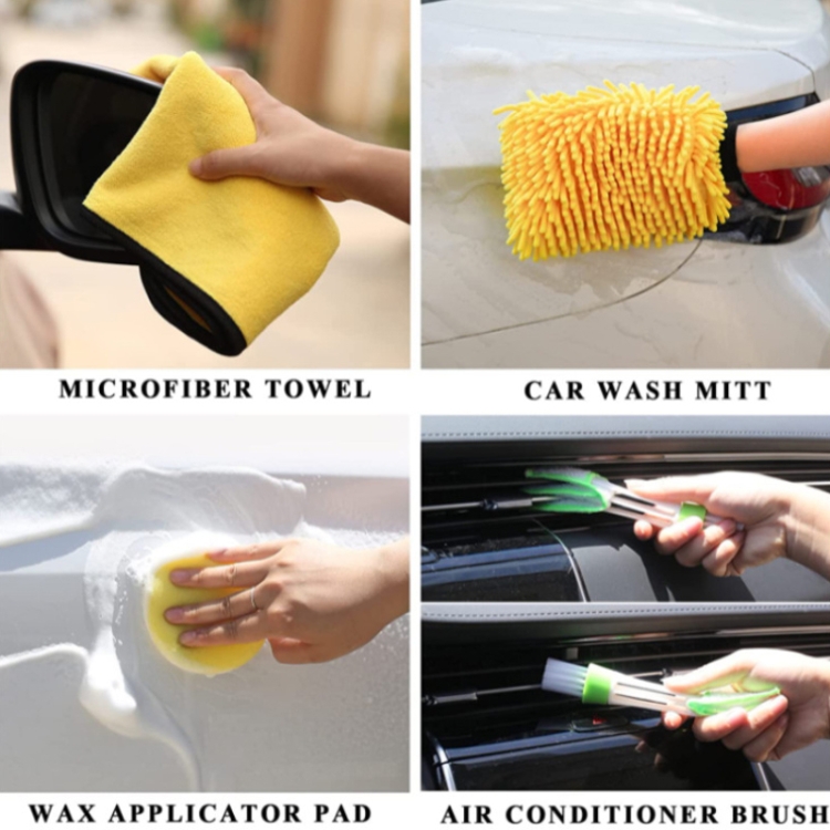 Cepillo Limpieza Auto Cerdas Suaves Interior Lavar Coche