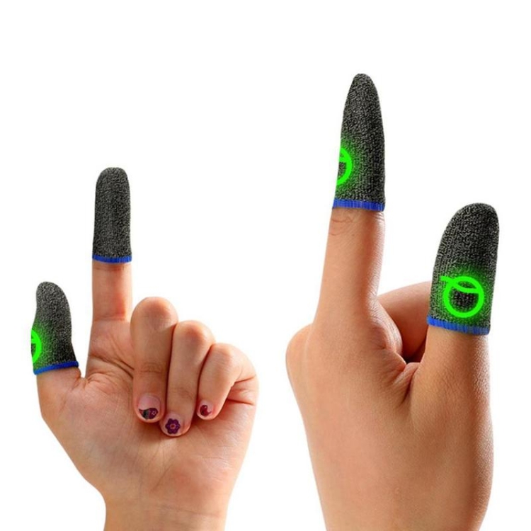 3 Pairs Gaming Finger Sleeve Breathable Luminous Fingertips,Color: Carbon Fiber Yellow 3 Pairs Gaming Finger Sleeve Breathable Luminous Fingertips,Color: Carbon Fiber Yellow