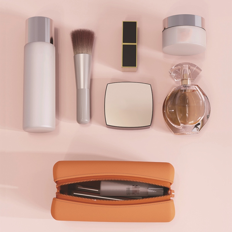 Fungoofun Candy Color EVA Travel Digital Storage Bag Cosmetic Bag, Color: Brick Orange Fungoofun Candy Color EVA Travel Digital Storage Bag Cosmetic Bag, Color: Brick Orange