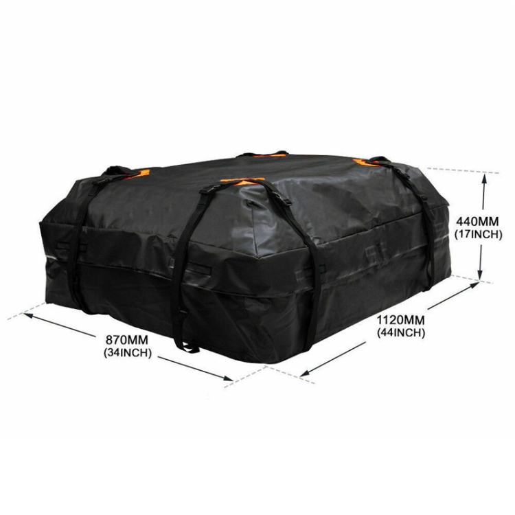 Sac de rangement étanche pour bagages en tissu Oxford 600D pour toit de  voiture, style : sac de toit + tapis antidérapant.