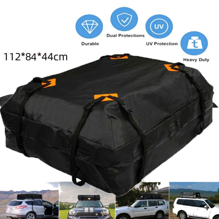 Sac de rangement étanche pour bagages en tissu Oxford 600D pour toit de  voiture, style : sac de toit + tapis antidérapant.