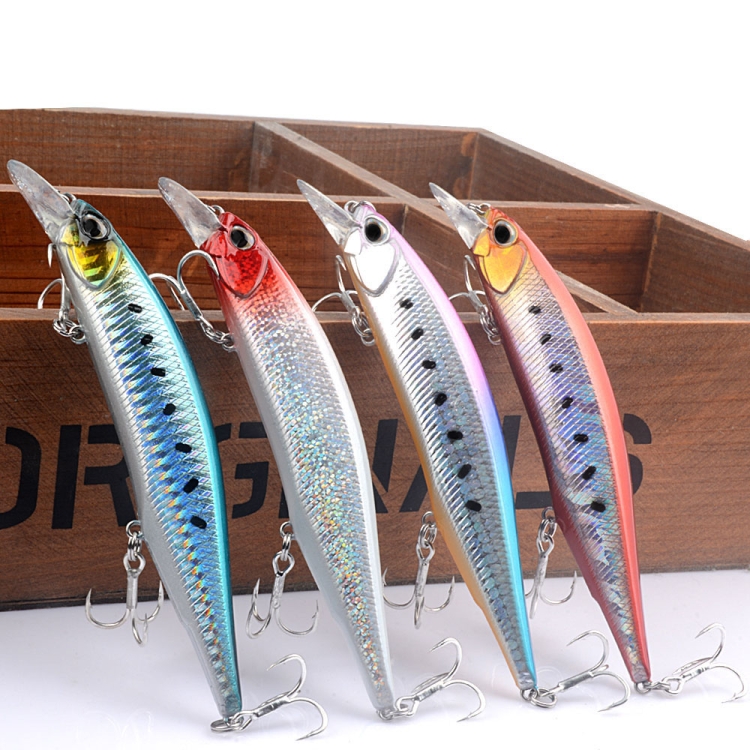 LB72 8cm/10.9g Lure Painted Floating Bionic Lure Rattle Pearl False Lure(2)