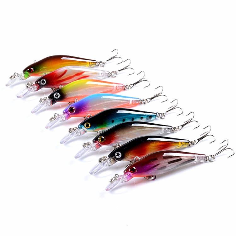 5 PCS M0205 9.6cm/9.8g Minnow Bionic Fake Bait Plastic Floating Hard Bait(3)