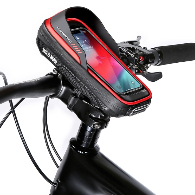 WILD MAN ES16 0.5L EVA Hard Shell หน้าจอสัมผัสกันน้ำจักรยาน Handlebar ...