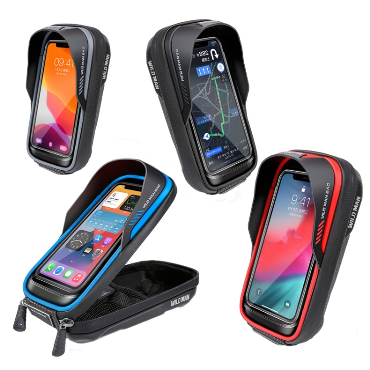 WILD MAN ES16 0.5L EVA Hard Shell หน้าจอสัมผัสกันน้ำจักรยาน Handlebar ...