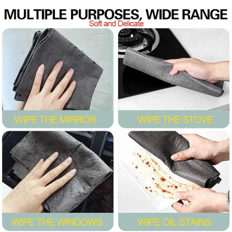 3 In 1 Wiping Cloth Cleaning Cloth For Wiping The Glass And Car Without  Leaving Marks, Size: 50x50cm