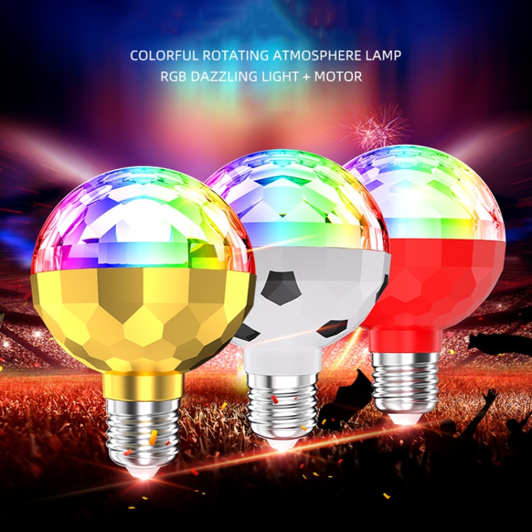 ZQMQD-001 6 LEDs Buntes rotierendes Licht Magic Ball Atmosphärenlicht,  Spezifikation: Volles rotes Licht