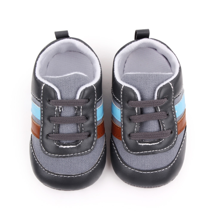 D2566 antideslizantes caminar para bebés con suela blanda, 11 (gris)