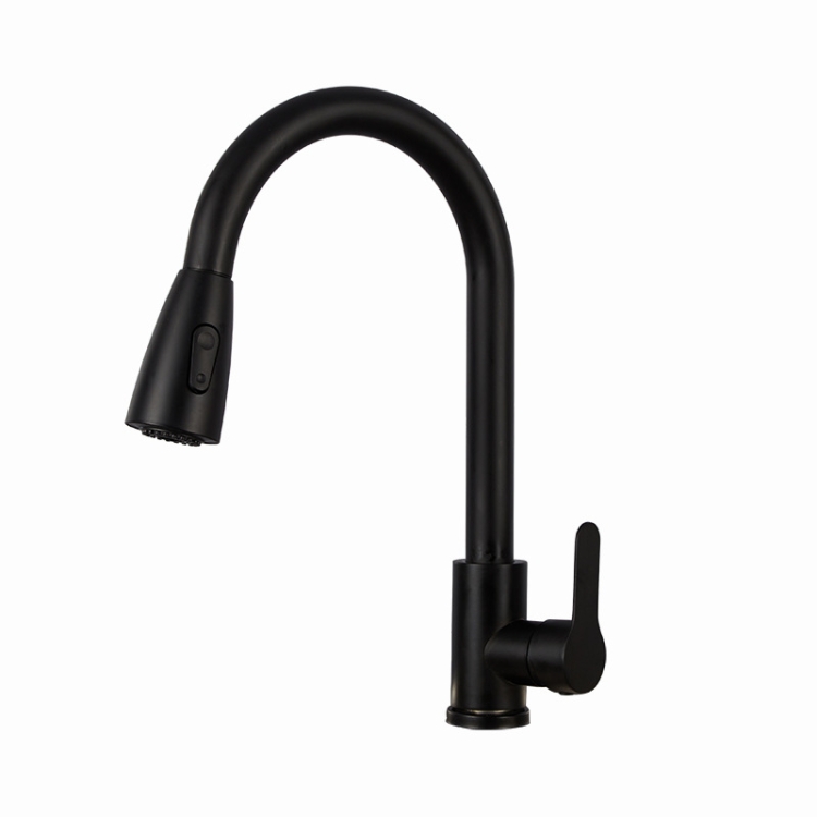 Kitchen Pullout Faucet Stainless Steel Sink Telescopic Universal