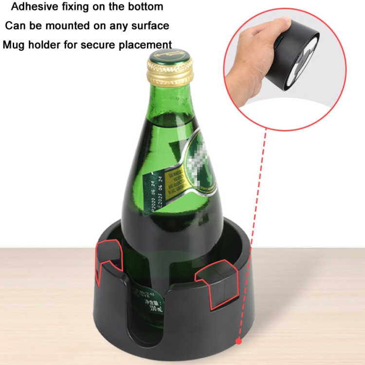 Multi-functional Spill-proof Insulated Fixed Cup Holder(White)