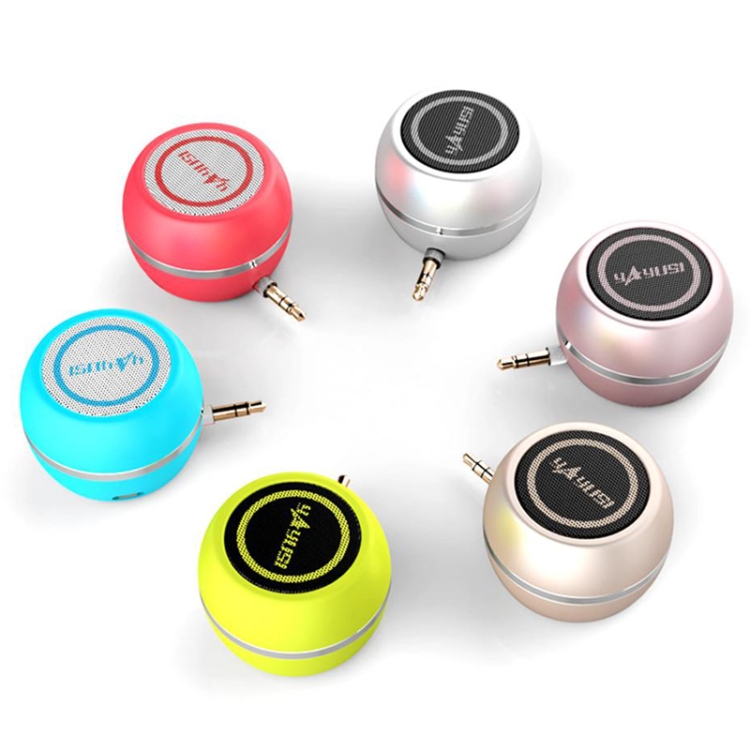 Yayusi A5 Mobile Phone Computer Plug In Audio Mini External Speaker, Color: Sky Blue
