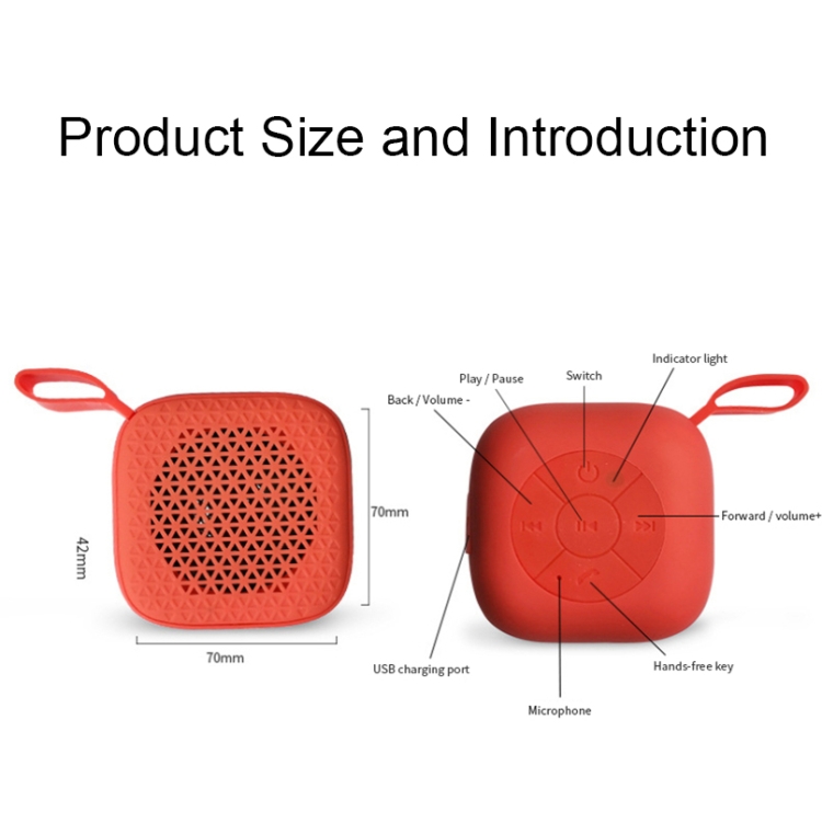 W1 Portable Handheld Mini Bluetooth Speaker Outdoor Voice Call Subwoofer Speaker(Green) W1 Portable Handheld Mini Bluetooth Speaker Outdoor Voice Call Subwoofer Speaker(Green)