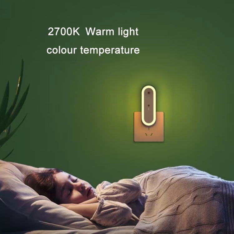 Negative Ion Air Purification Intelligent Sensor LED Night Light(EU Plug) - B3