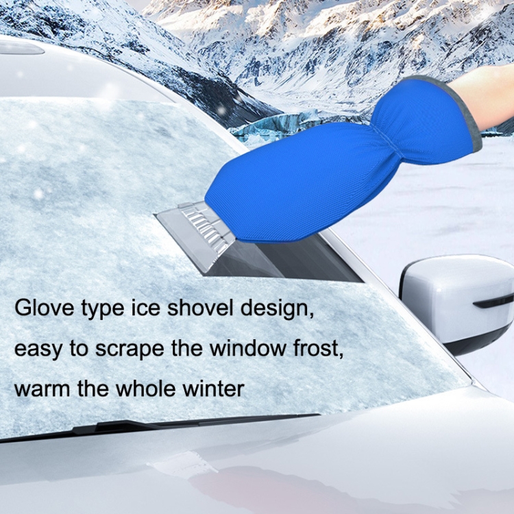 GOPEO 4-in-1 Ausziehbare Schneeschaufel Eiskratzer for Autoglas