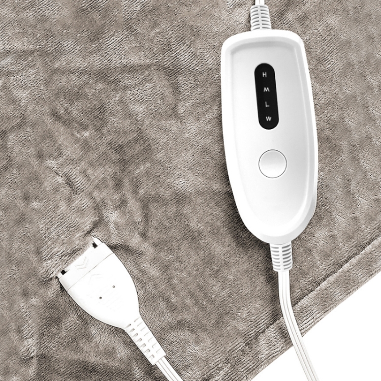 Intelligent Temperature Control Electric Heating Blanket, Size: 70x100cm USB Plug(Gray White) - B4