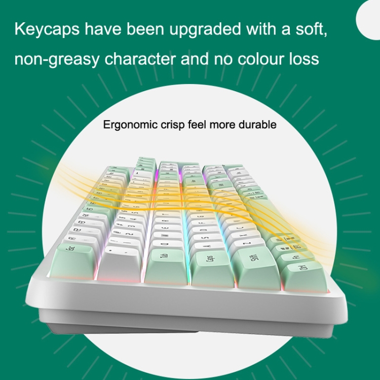 102 Key LANGTU GK102 102 Keys Hot Plugs Mechanical Wired Keyboard. Cable Length ...