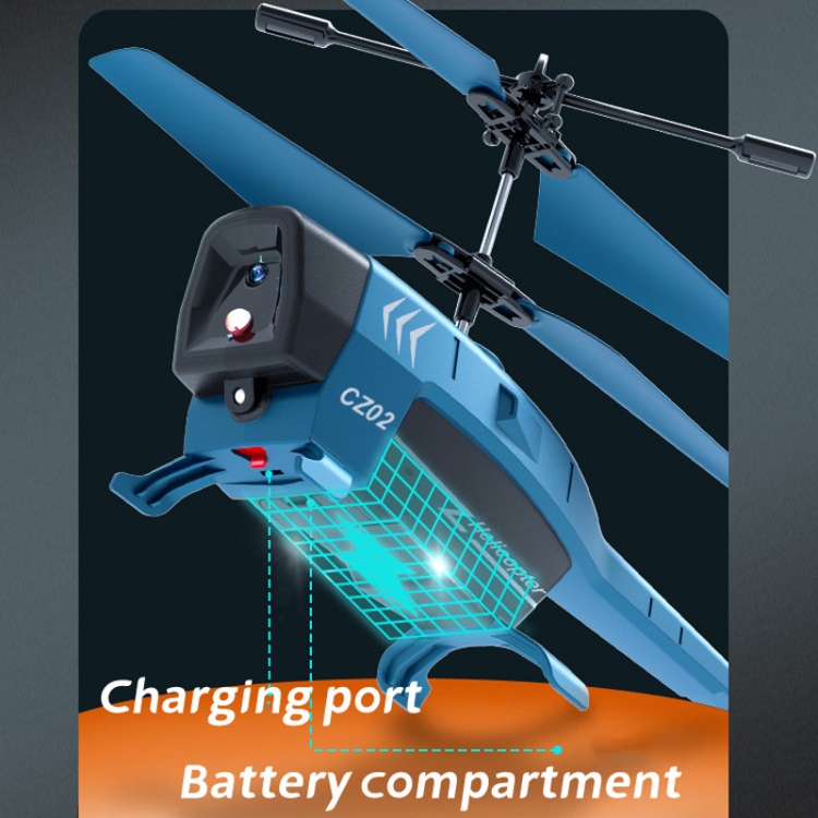 HeiFeng CZ02 Obstacle Avoidance Remote Control Aircraft, Color: 3.5CH Silver - B4
