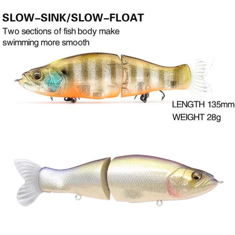 135mm Lure Bait Bionic Fishing Lures Slowly Sinking Pencil Knobby Fish Hard  Bait Fishing Gear(E)