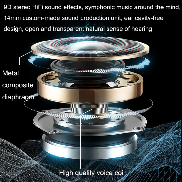 A520 Hanging Ear Wireless Bluetooth Earphone Bone-Conduction Sports TWS Earphone A520 Hanging Ear Wireless Bluetooth Earphone Bone-Conduction Sports TWS Earphone