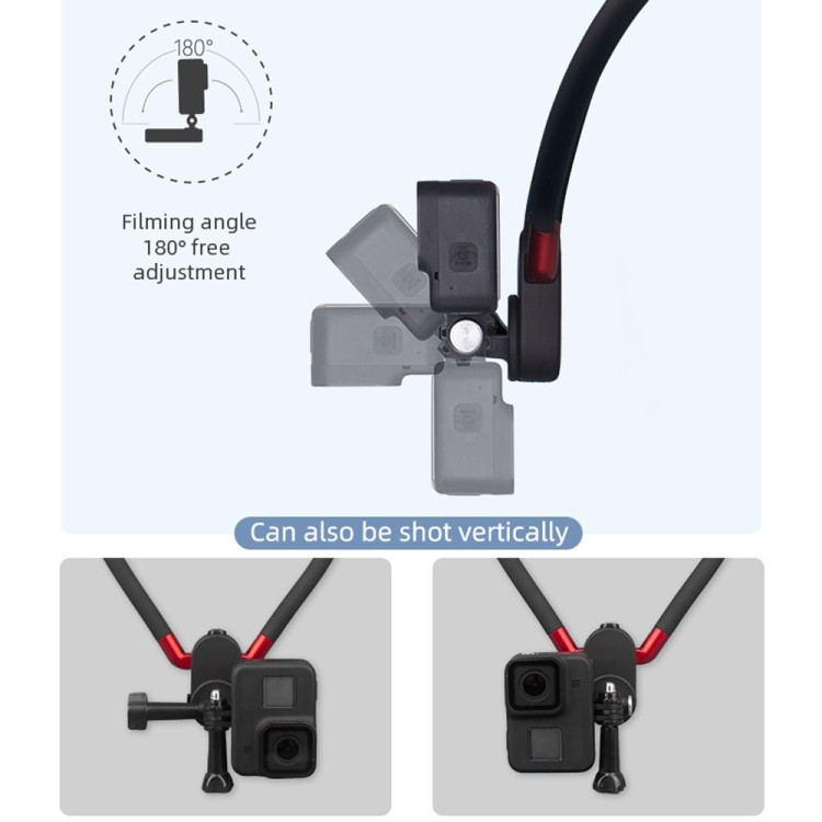 Soporte de cuello JYNX para la mayoría de las cámaras de acción y teléfonos inteligentes, especificaciones: G03 - B3