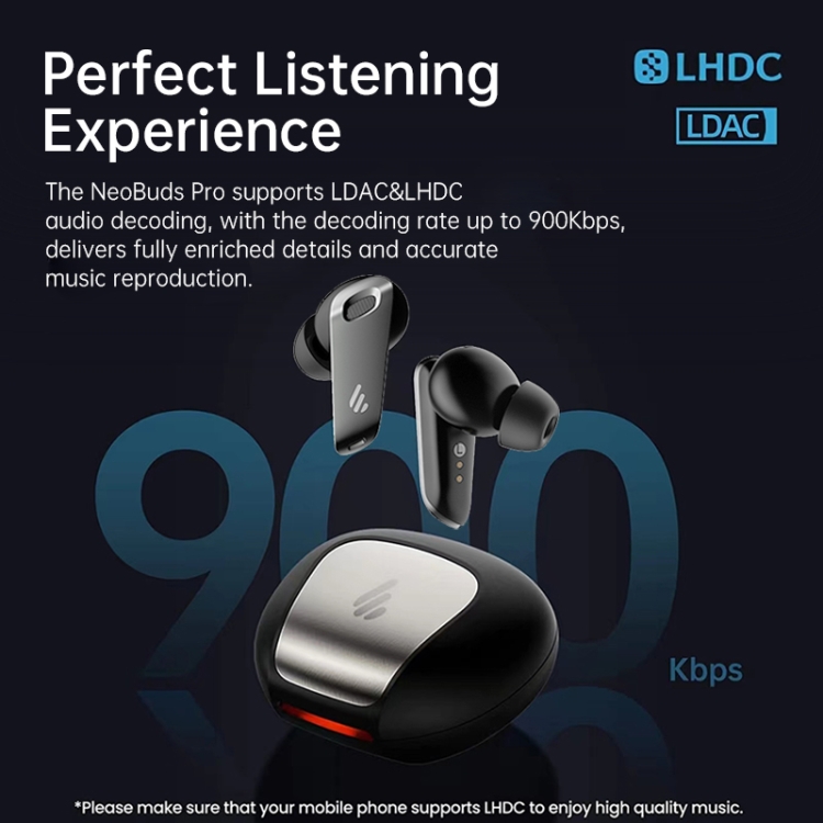 Edifier NeoBuds Pro Sports Noise Reduction Wireless Bluetooth TWS Earphone(Black) Edifier NeoBuds Pro Sports Noise Reduction Wireless Bluetooth TWS Earphone(Black)