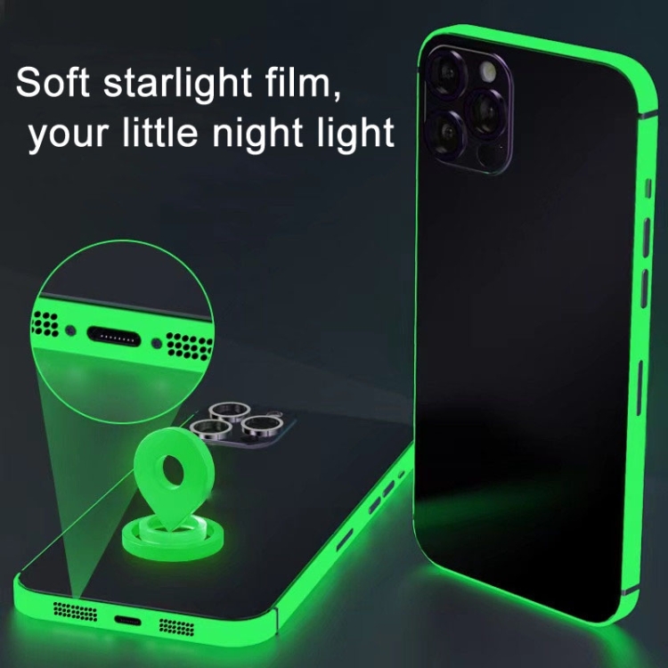 For iPhone 12 Pro 3 Sets Luminous Border Film Dustproof Side Film(Blue) For iPhone 12 Pro 3 Sets Luminous Border Film Dustproof Side Film(Blue)